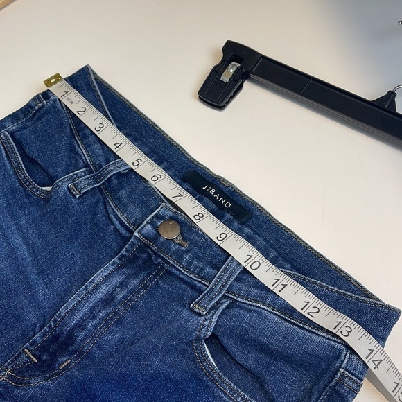 J Brand Maria High-Rise Skinny Jeans Raw Hem Size 27 - Picture 11 of 13